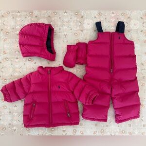 Ralph Lauren Fuchsia Snowsuit Set